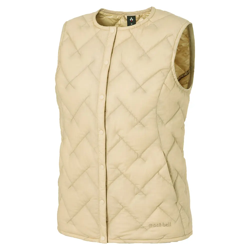 Superior Down Round Neck Vest Women s Montbell Europe